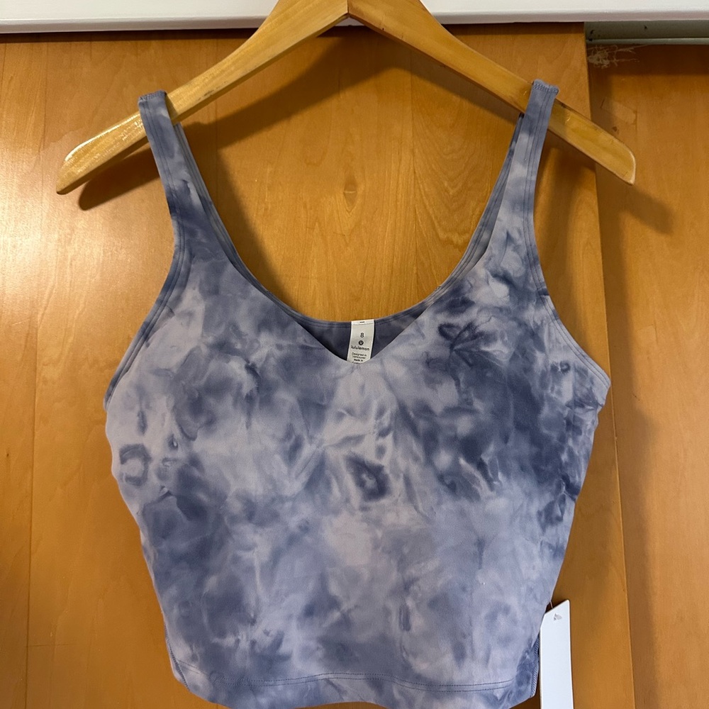lululemon athletica Blue Tie-Dye Align Tank